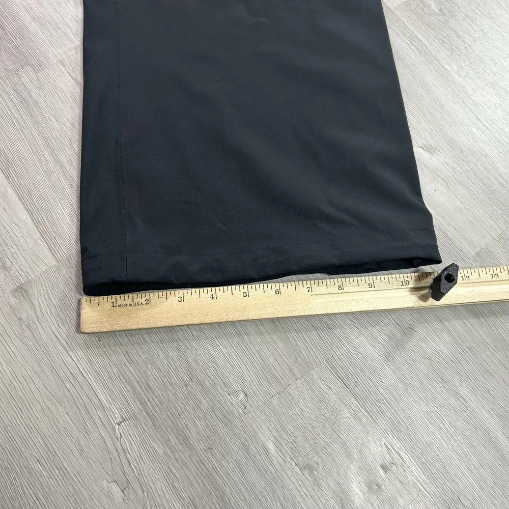 REI Element E1 Rain Pants Mens 2XL Black Waterproof Lined Elastic Waist Hiking